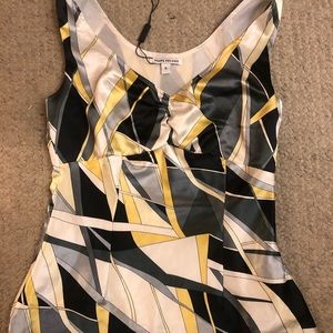 Chic tailored silk blouse. New, never worn